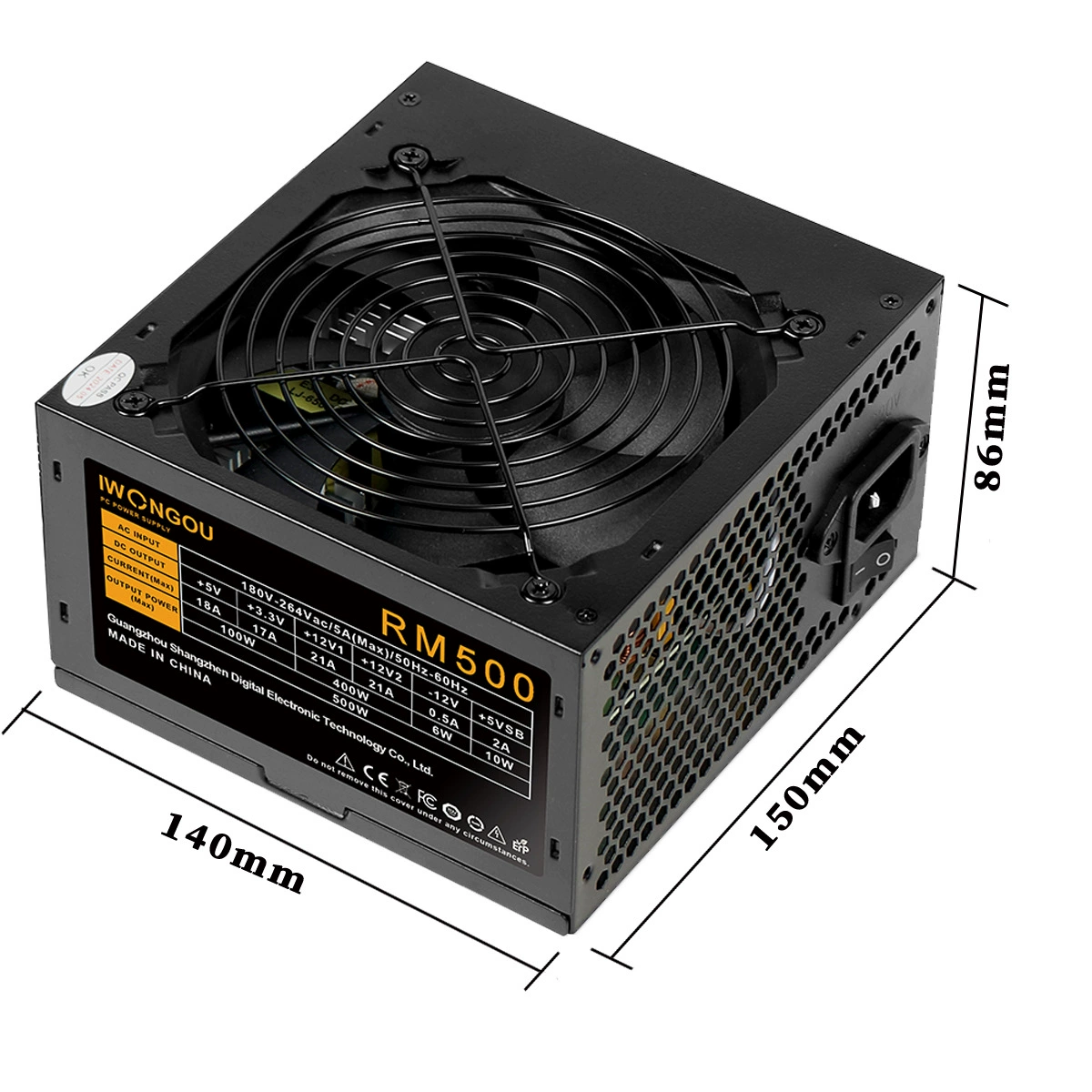 IWONGOU The new authentic desktop computer RM500 power supply