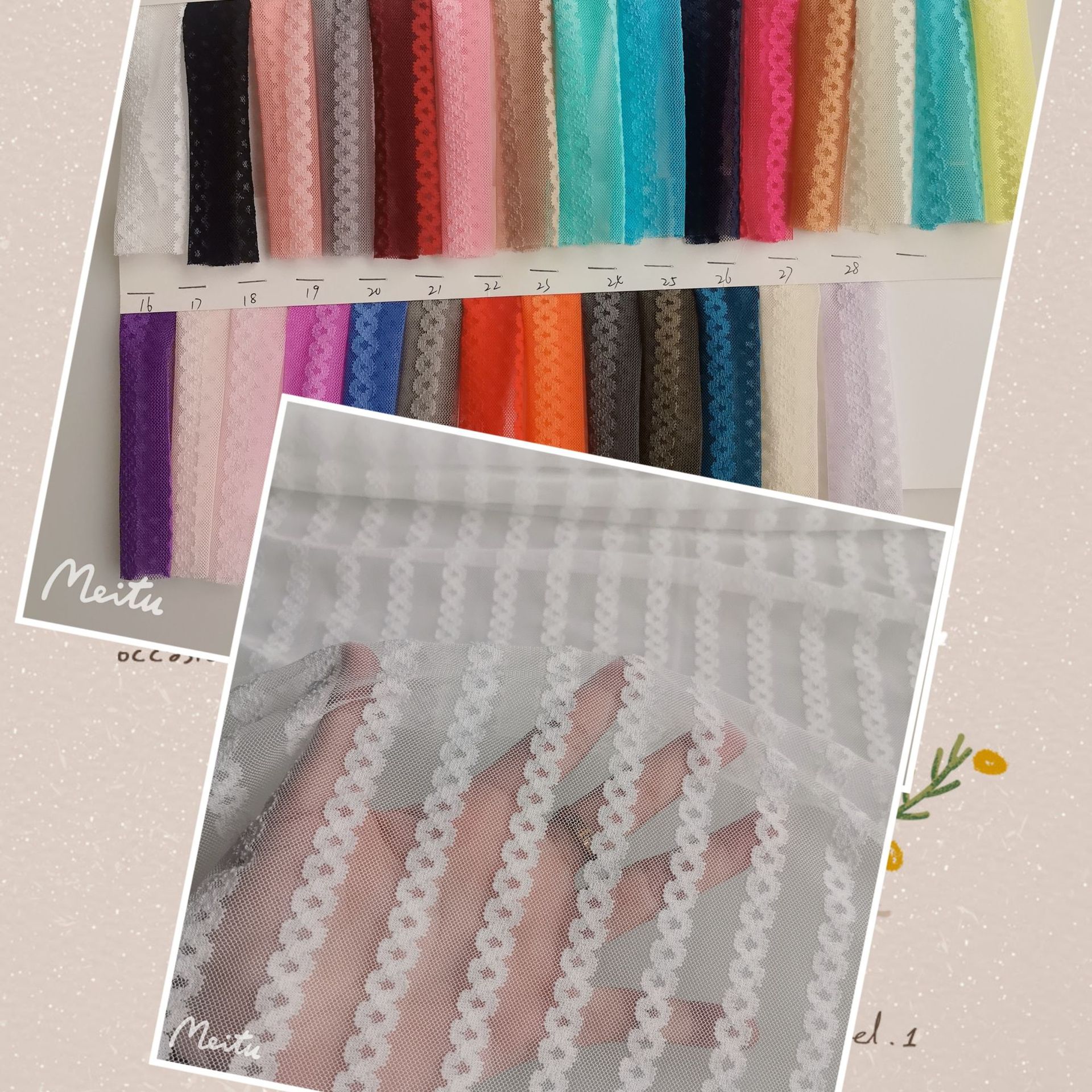 热卖款~爆款多色现货涤氨微弹柔软竖纹链条提花网布 打底衫等面料