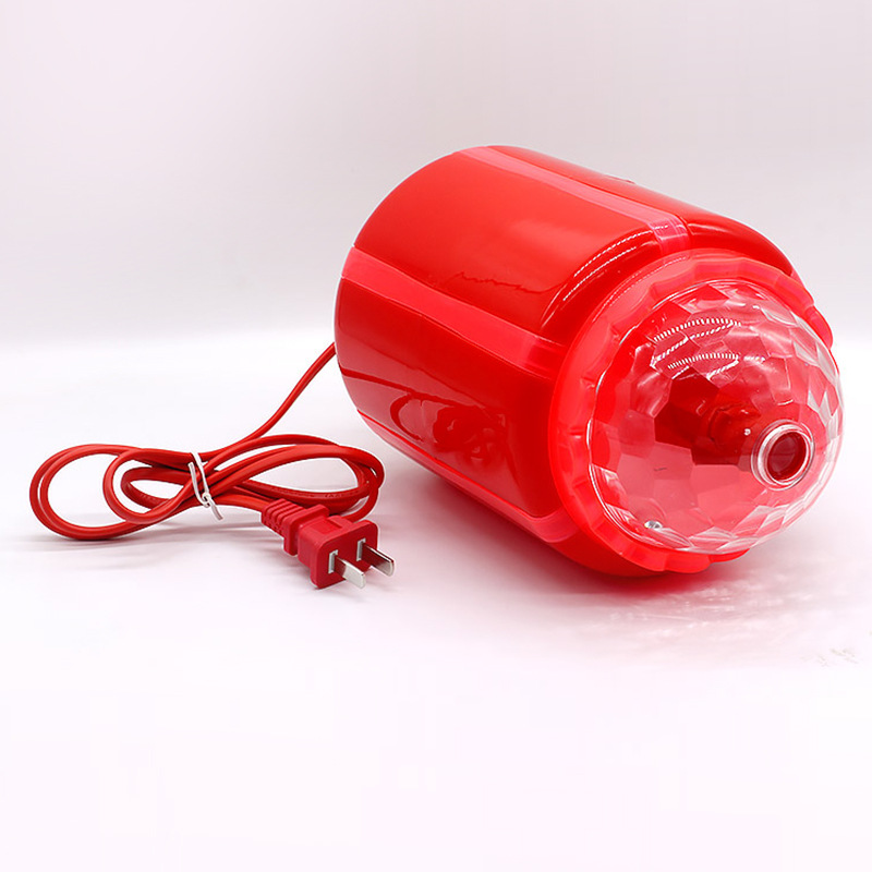 Lámparas rotativas de colores con enchufe de aluminio con cable