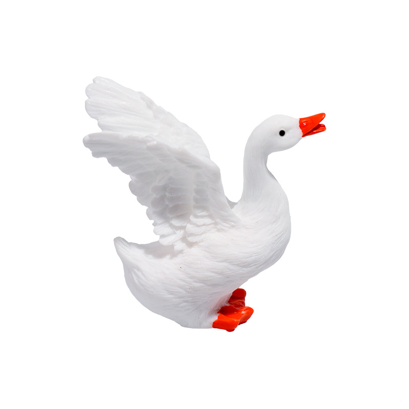 Adornos de resina Jardín al aire libre Paisajismo Hogar Patio Piscina Pato Micro Paisaje Peces Paisaje Agua Decoración de animales