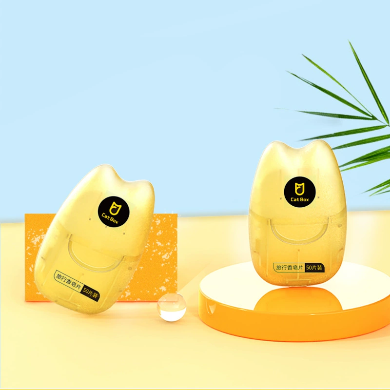 Одноразовые мыльные таблетки в коробке, портативные, для мытья рук, для взрослых и детей, оптом