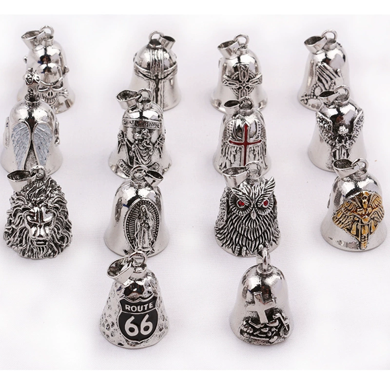 Трансграничный новый ретро колокольчик капает масло крест подвеска панк мужской локомотив ветер перья крылья ангел ожерелье