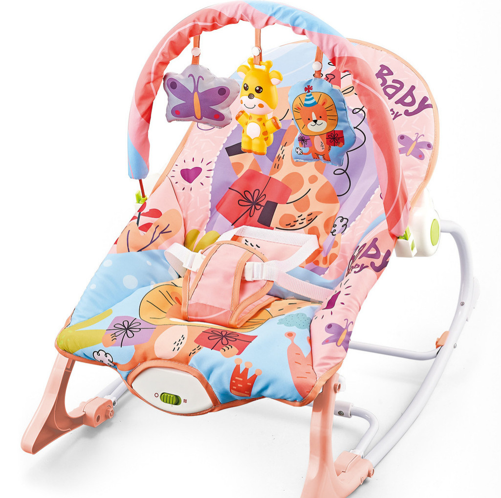 Mecedora transfronteriza para bebés, mecedora de vibración musical multifuncional para bebés, silla de ocio para niños, silla reclinable