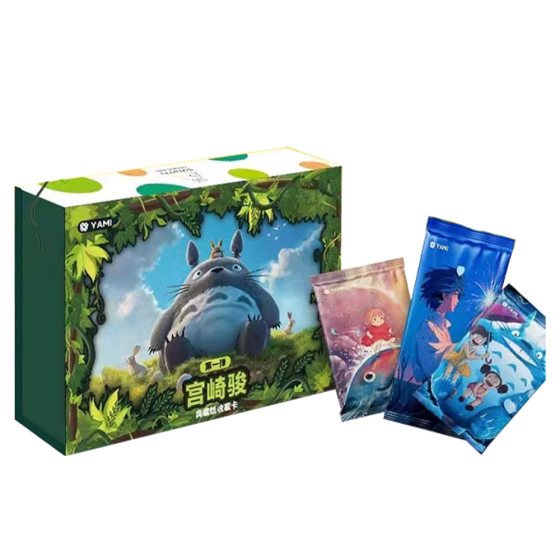 CK CARD Miyazaki Collection Card Card Blind Box Colorful Window Card SR Jitter Live Gift Box