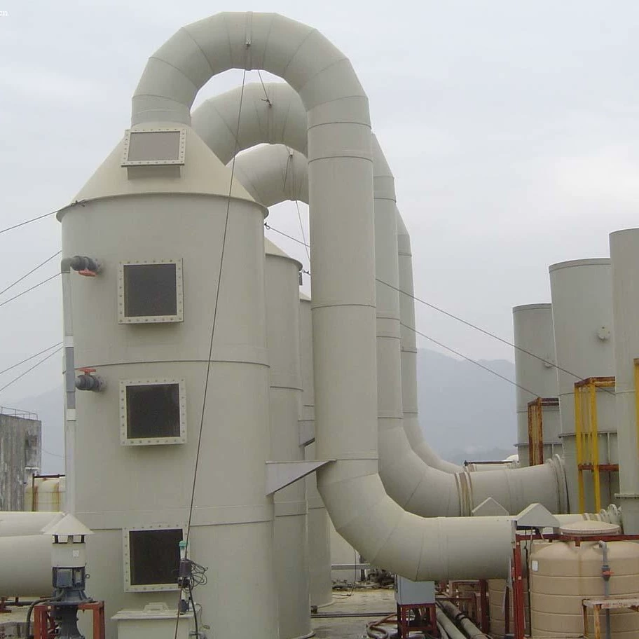 Очиститель выхлопных газов французской специальной башни распыления воды разлагает органические выхлопные газы и удалит запах