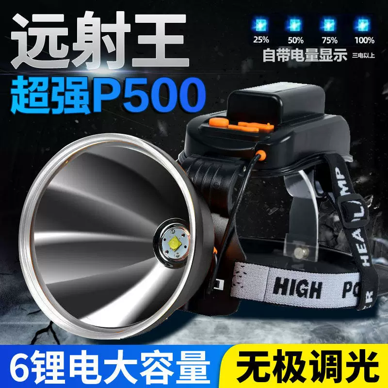 LED-лампа-фонарь, походный сверхдлинный фонарь, шахтерская лампа, P900