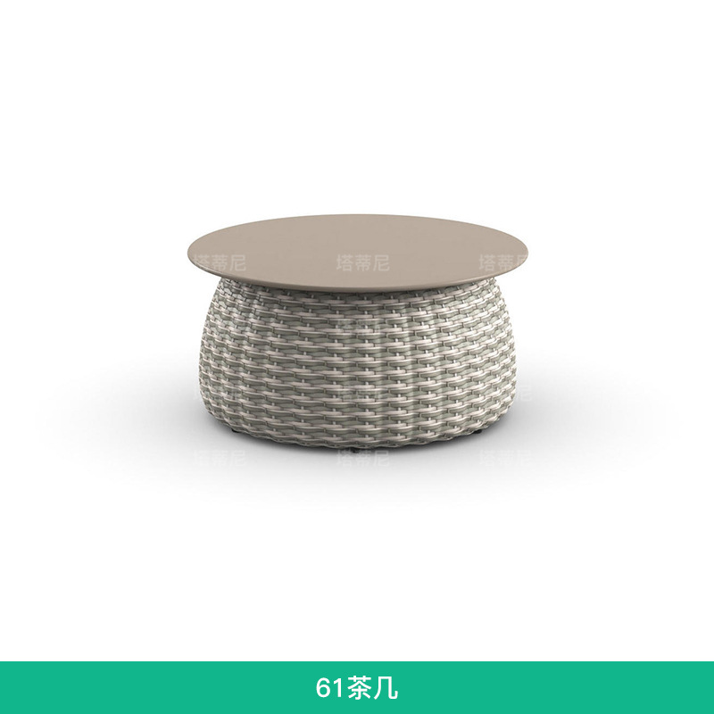 Mesa de centro para exteriores, mesa auxiliar redonda de pizarra para balcón o patio, mesa esquinera de madera maciza, muebles para alojamiento