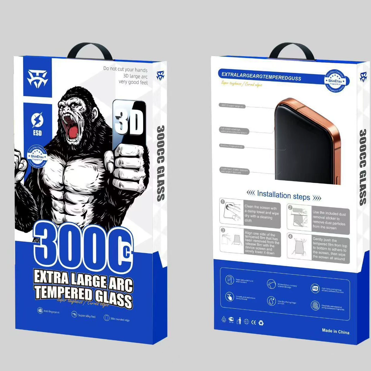 Супер крупная дуга 300C, плёнка защитная для Apple IP17PRO, HD Gorilla, пылезащитная 14, высокая алюминиевая закалённая