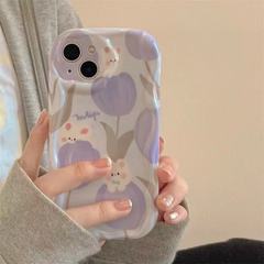 郁金香适用苹果17Promax手机壳防摔iPhone16日韩ins风15/14欧美13