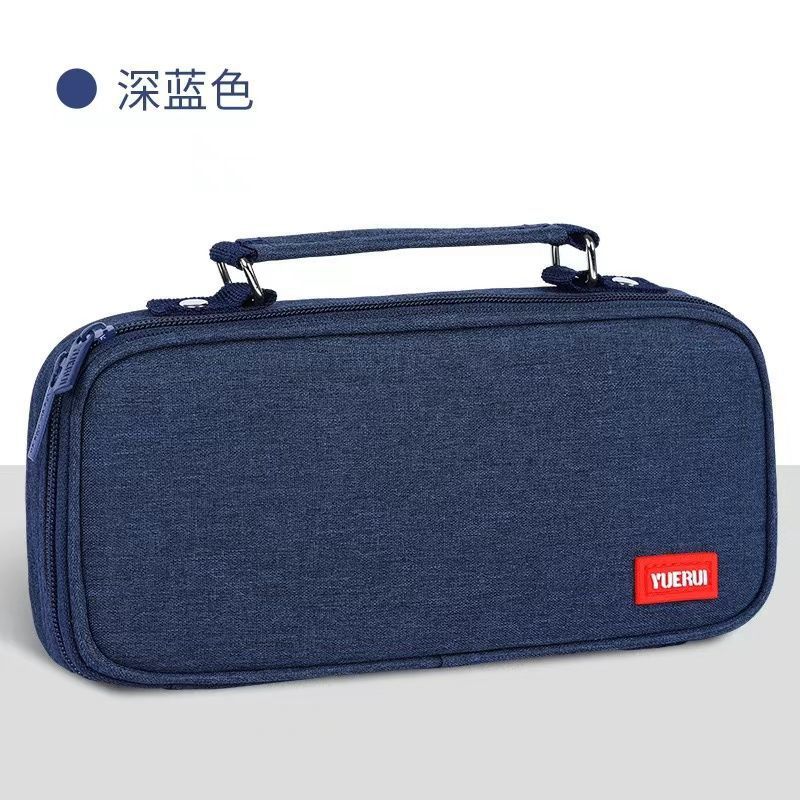 Bolsas de lápiz de color sólido, bolsas de lápiz de escuela primaria de gran capacidad para niños y niñas, bolsas de lápiz de escuela primaria simples, caja de papelería resistente a la suciedad y de alto valor facial