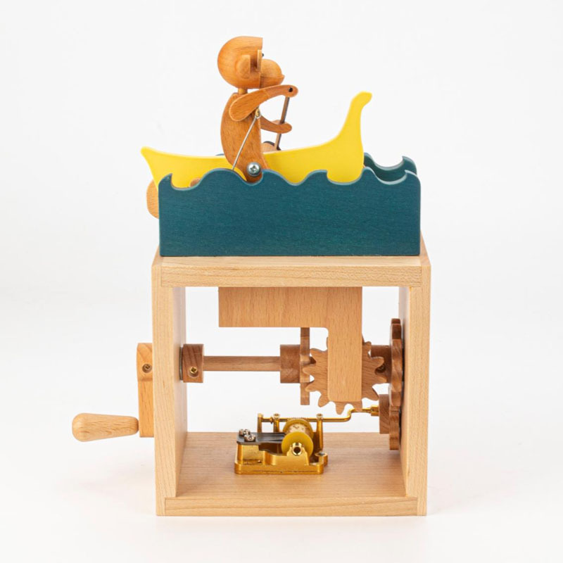 手振り動物木製オルゴールオルゴールクリエイティブ工芸品家具置物祝日誕生日プレゼント遊び