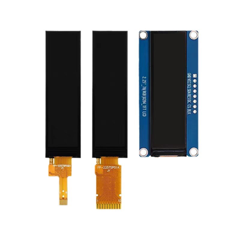 2.25 인치 TFT LCD 디스플레이 LCD 스크린 76*284 스트립 스크린 ST7789 드라이버 직렬 포트 스크린 컬러 스크린