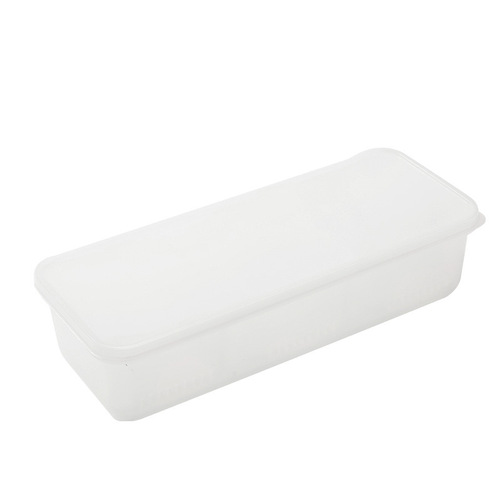 New onion, ginger and garlic box creative kitchen three-compartment with lid chopped green onion box drain box kitchen food storage box