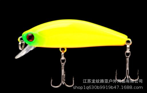 10 Colors Shallow Diving Minnow Lures Sinking Hard Plastic Baits Fresh Water Bass Swimbait Tackle Gear