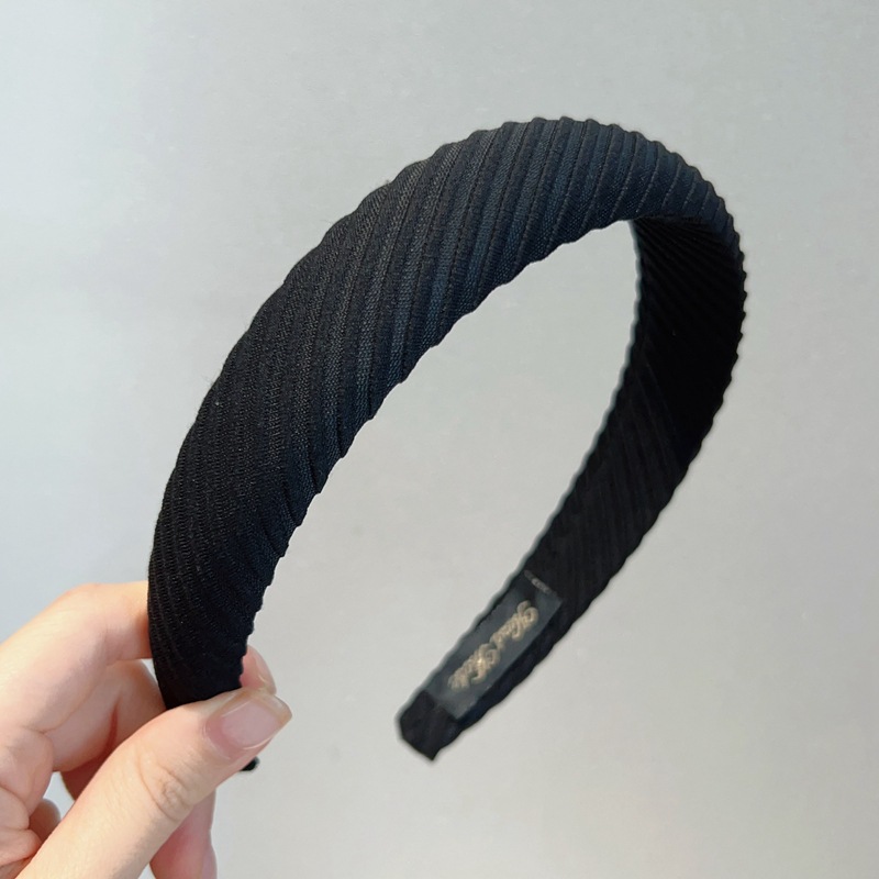 Simple Style Solid Color Sponge Hair Band display picture 4