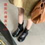 中筒厚底8cm内增高马丁靴