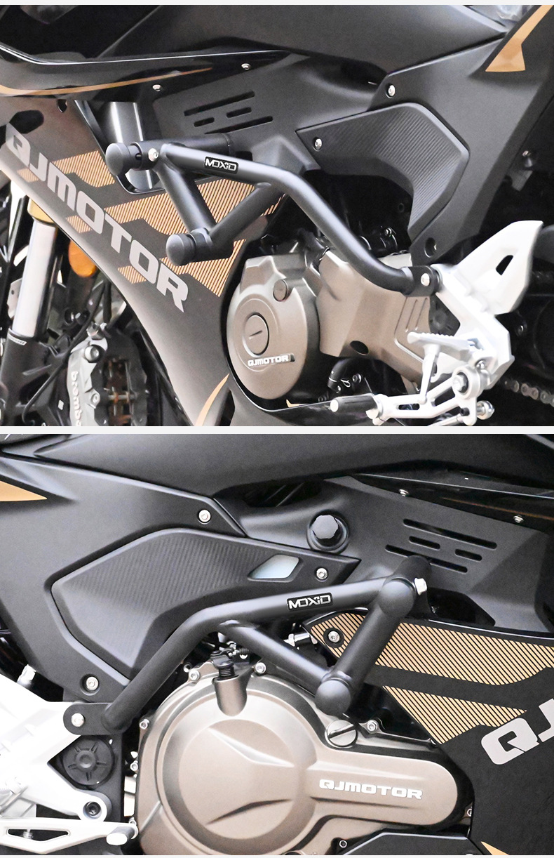 Suitable for Qianjiang Sai 550Es Bumper Anti-Collision and Anti-Fall Bumper Sai 550S Motorcycle Front Bumper Competition Bumper