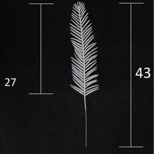 ins Simple Style Single Piece Artificial Pine Leaves Christmas Accessories Sprinkled with Gold Leaves Indoor Flower Arrangement Decorative Shooting Props