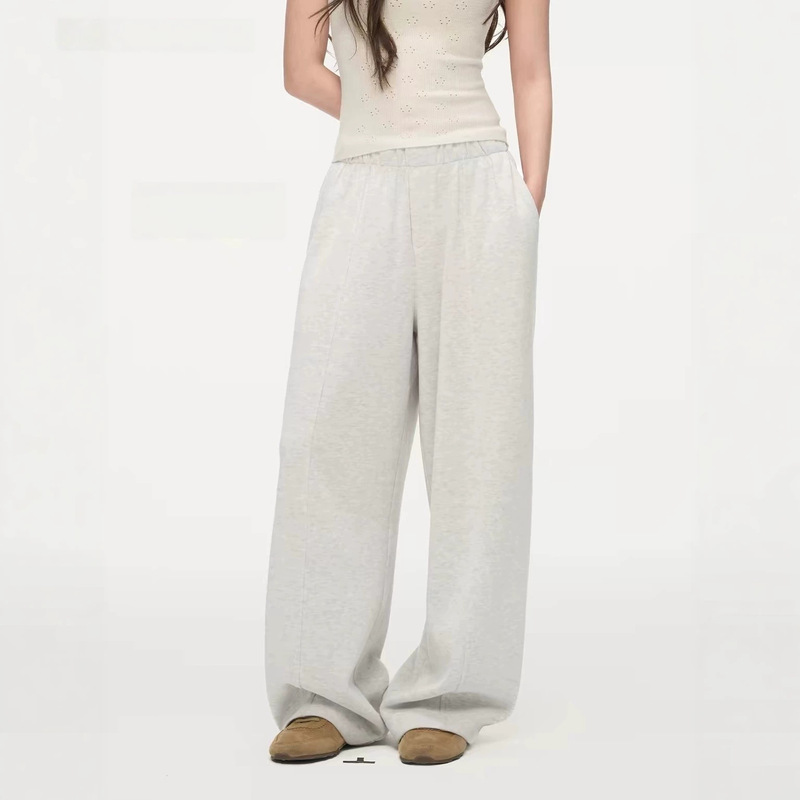 A perennial favorite: these relaxed-fit sweatpants are a must-have. Available in beige/gray and light floral gray A perennial favorite: these relaxed-fit sweatpants are a must-have. Available in beige/gray and light floral gray
