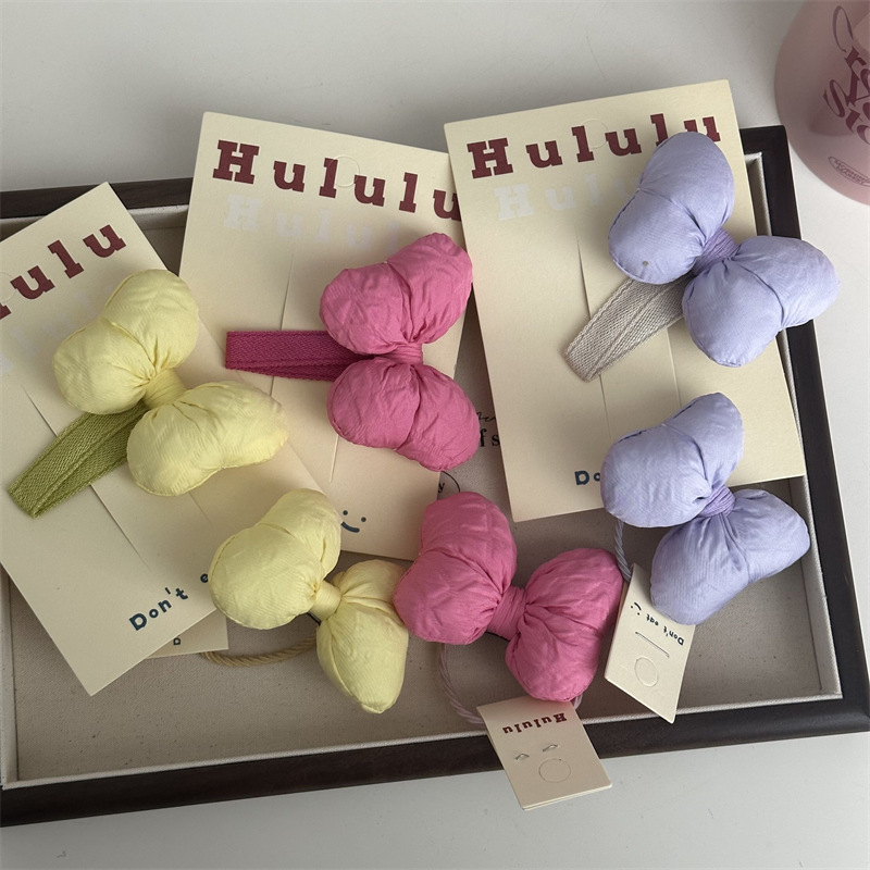 Süße Macaron Haarspange Und Haargummi Set Für Den Alltag_voghion.com