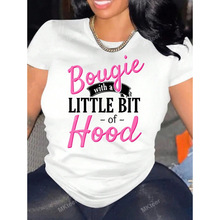 R 62232 Large Size Letter Print Tees ������ĸӡ������