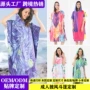 吸水印花数码海滩浴袍