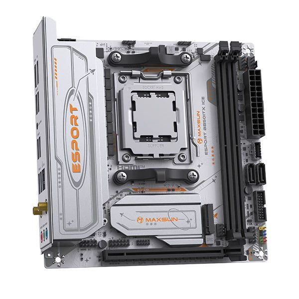 MS-eSport B850ITX WIFI ICE CPU 7800X3D/9800X3D/9700X AMDB850