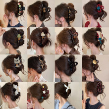 爆款合集抓夹可爱甜美女气质高级感2025新款后脑勺发夹头饰鲨鱼夹