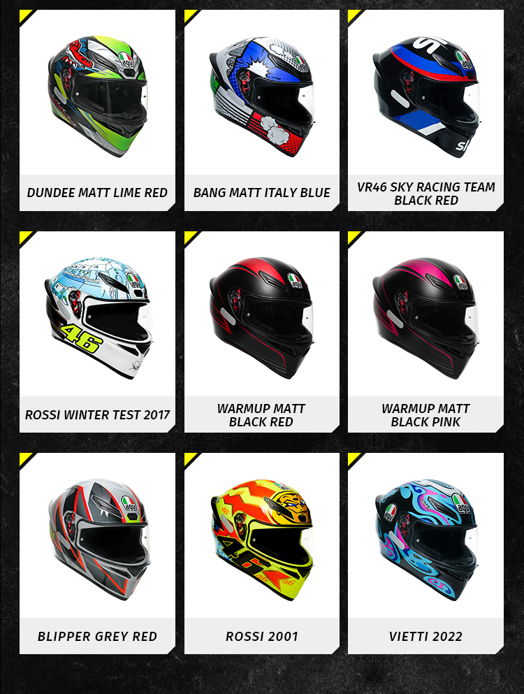 Agv K1S Motorcycle Full-Face Helmet Snowhouse Riding Helmet for Men, Suitable for All Seasons, Official Flagship Store, 3C Certified