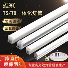 T5灯管 t8一体化Led灯管 节能长条t5支架灯 1.2米18W铝塑T8日光灯