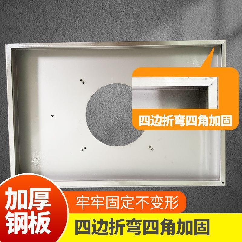 新款不锈钢简易抽油烟机挂壁式厨房强力排风扇易清洗抽风机大吸力|undefined