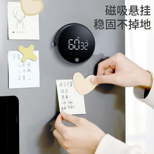 New rotating timer creative LDE office student silent timing reminder home kitchen timer