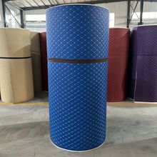 汽车脚垫皮革卷材汽车脚垫淋膜底毛刺底海绵复合XPE用品厂家定制