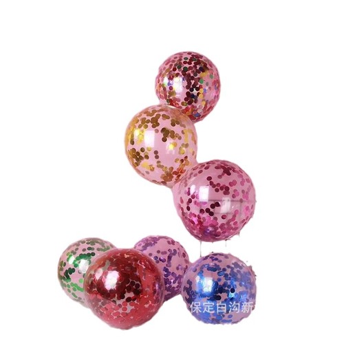 12-inch anti-static foam floating aluminum film round sheet large thick round confetti shiny balloons wholesale