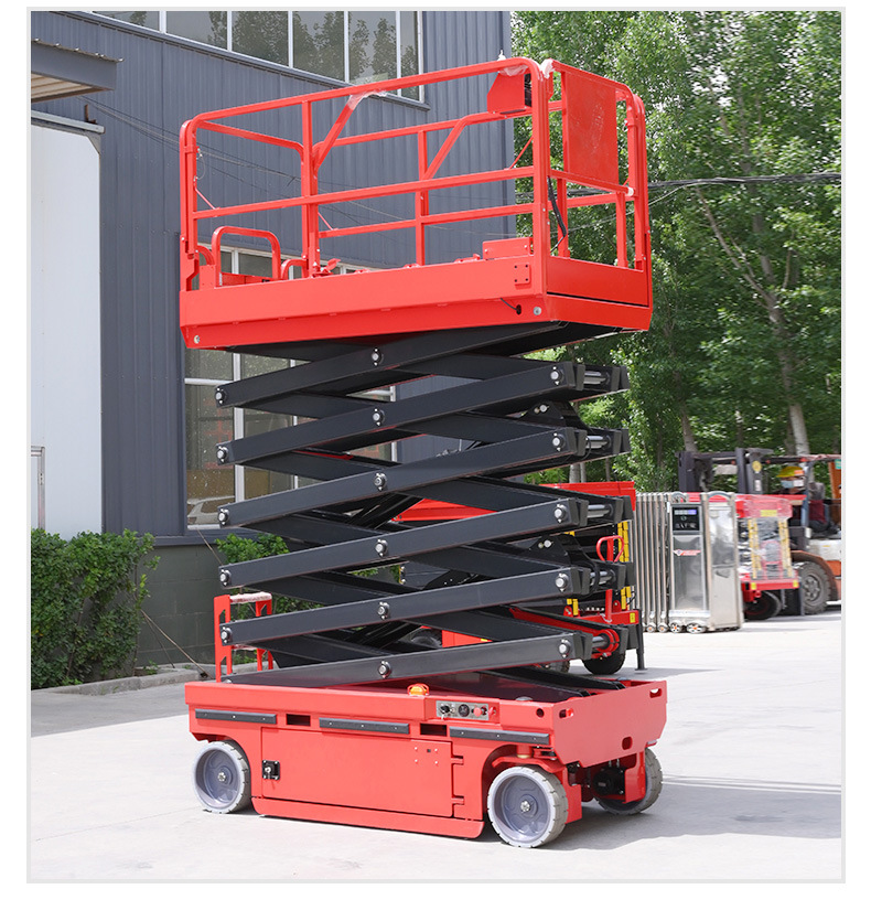 Manufacturer of Hydraulic Wheel Scissors Self-Propelled Lifts for Maintenance, High-Altitude Work, and Transport; Mobile Lifting Platforms