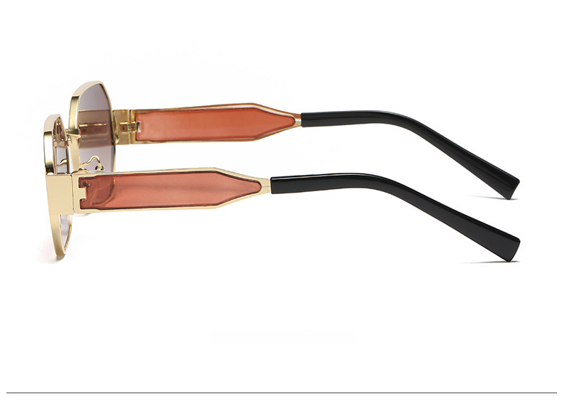 New style small frame wide leg women's sunglasses European and American personality fashion glasses sunglasses female hot girl sunglasses s23007_voghion.com