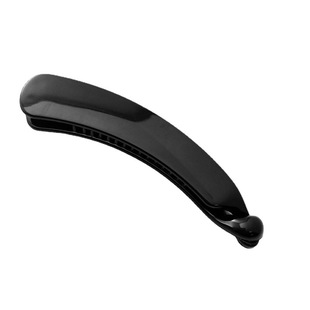 11cm Painted Black Hairdressing Clip Banana Clip Fabric Hair Accessory DIY Twist Clip Back of Head Hair Clip Wholesale