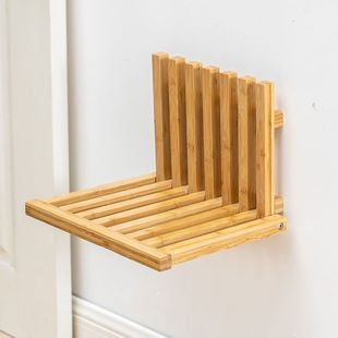 Wall-Mounted Foldableing Shoe-Changing Stool, Wall-Mounted Simple Shoe-Changing Stool, Invisible Entrance, Can Sit on the Home, Foldableing Weidong