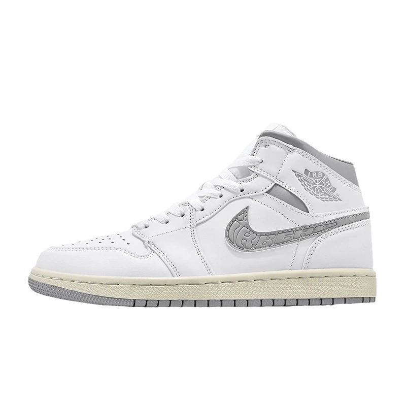 Мужские кроссовки Putian AJ, высокие, бело-серые кроссовки, DUNK Три принца, Air Force Dragon, Limited Couple SB женские кроссовки