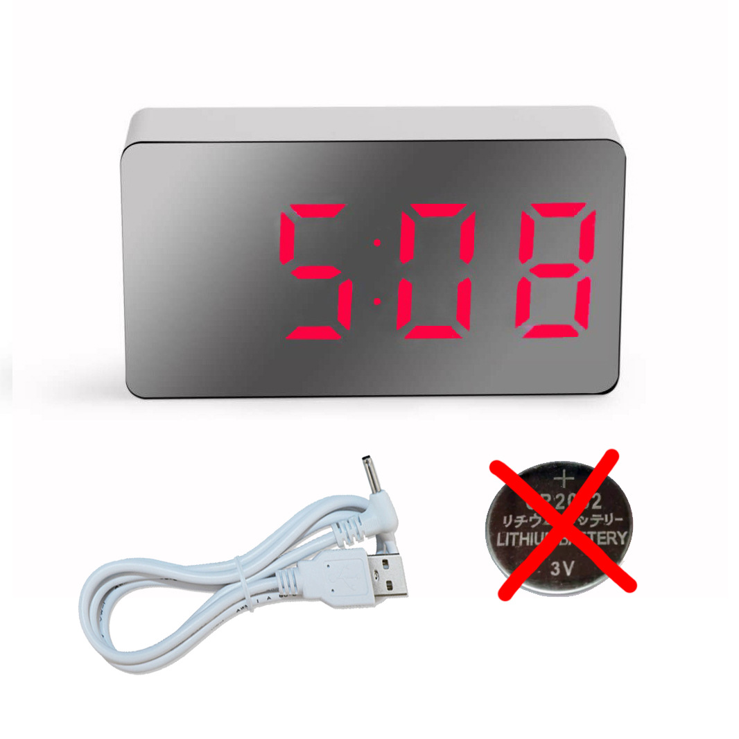 흰색 케이스, 빨간색 표시등, 검은색 거울면, 메모리 없는 배터리