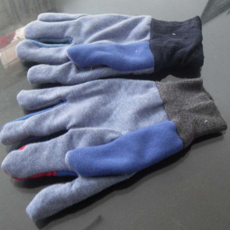 库存优质劳保用品焊工手套 平绒布手套成人劳保手套现货工作手套