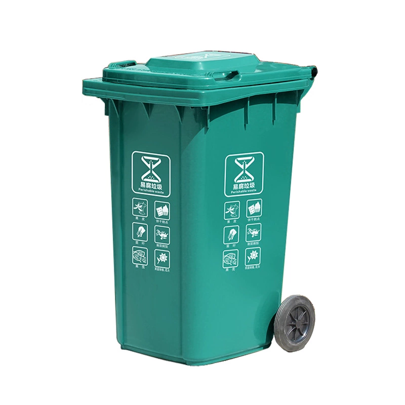 WG6Q Zhejiang Hangzhou gray other green, easy rotten and sanitation 120L240 liters of wheel trailer large category garbage