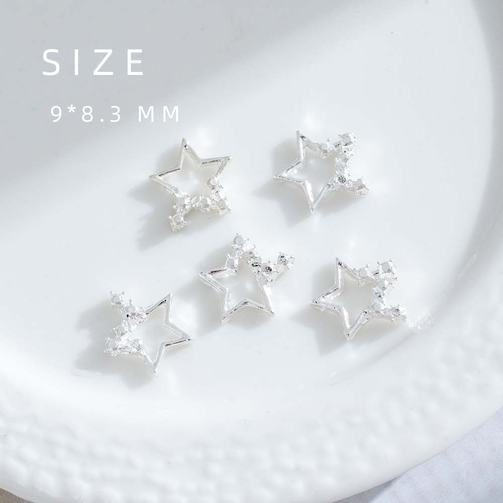 페이크 다이아몬드 스타 실버