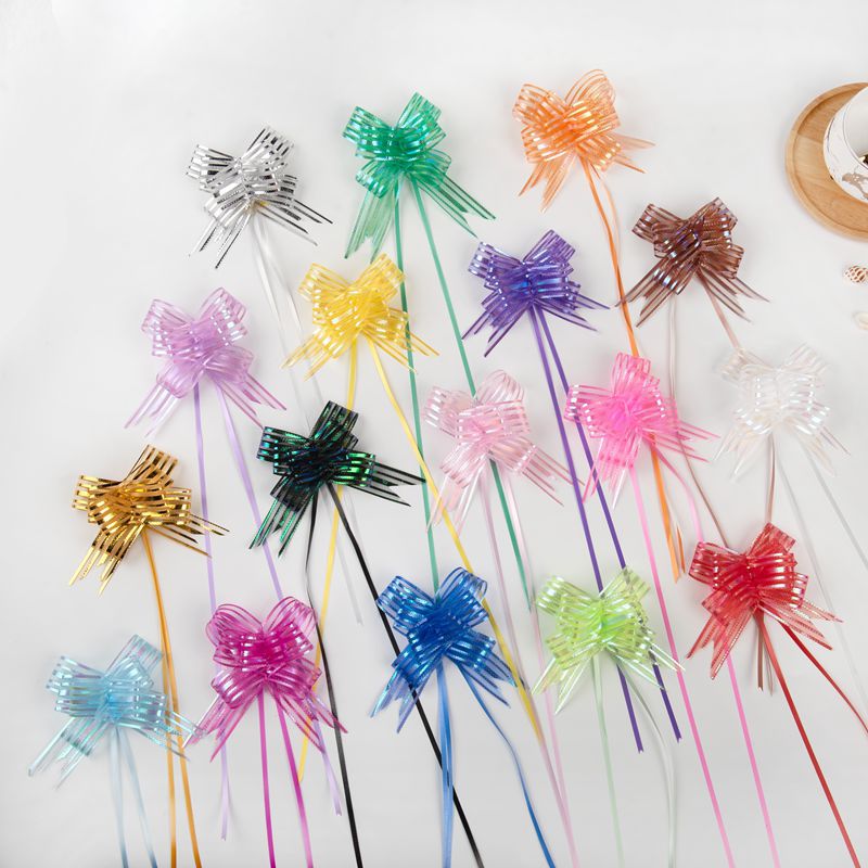 Cross-Border tire regalo de boda arco mano tire flor 30 medio nieve hilo tire flor regalo flor embalaje cinta