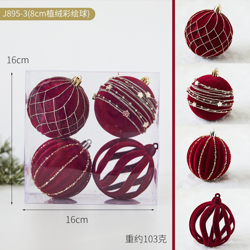 Navidad bolas de decoración de árbol de Navidad2026 nuevo árbol de Navidad decoración de Navidad colgante colgante bola de decoración image 7