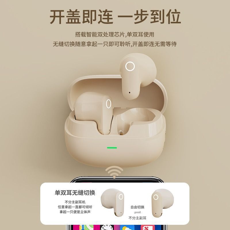GT570短柄2025新款蓝牙耳机半入耳超长续航智能降噪AI长续航JS570|undefined