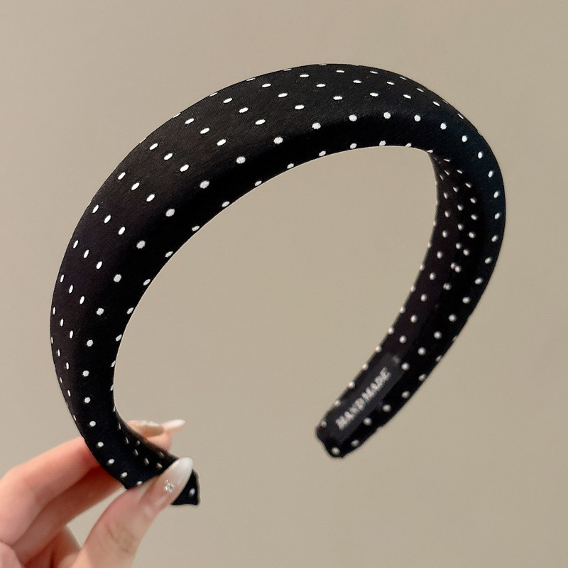 Diadema alta para mujer, nueva colección 2026, accesorio para el cabello estilo Chanel francés, elegante banda ancha para el cabello.
