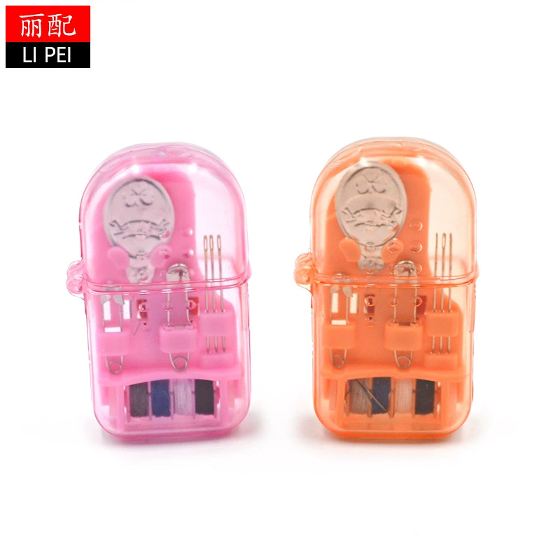 Портативная мини-зажигалка швейная коробка ежедневная домашняя дорожная швейная коробка шитье инструмент булавка