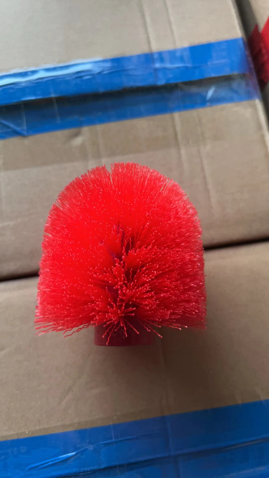 Cepillo de inodoro traje de plástico cereza cepillo de inodoro sin ángulo muerto artefacto de limpieza cabeza de cepillo de inodoro reemplazable