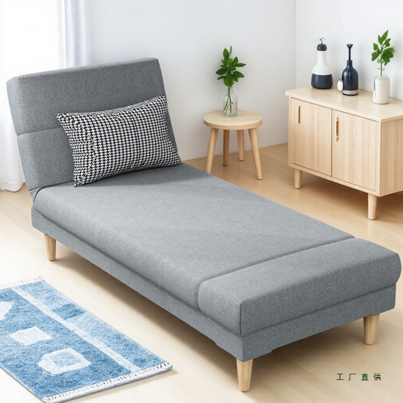 Balcony Sofa Bed Chaise Lounge Wide Lazy Sofa Bed Side Bed Floor Mat Special Bed for Bedroom and Living Room